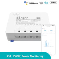 Smart Switch Mide Consumo Eléctrico POWR3 / SONOFF
