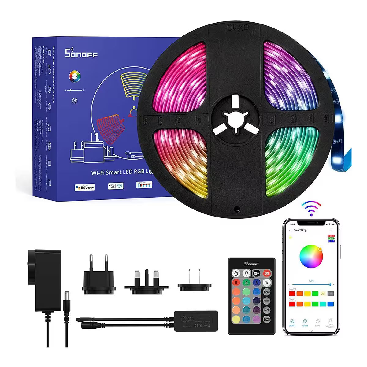 L2 Lite-5M Cinta LED Inteligente WiFi y BT / SONOFF