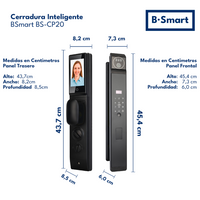 Medidas Cerradura BSmart CP20